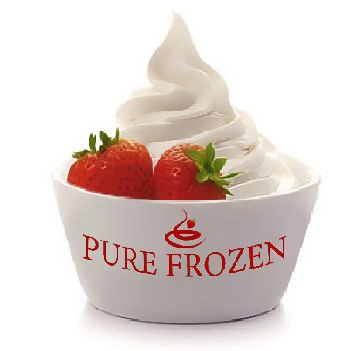 pure frozen yoghurt ijs