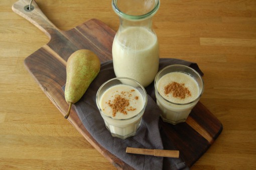 Herfst smoothie met peer en kaneel