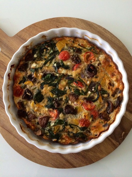 Huttenkase quiche