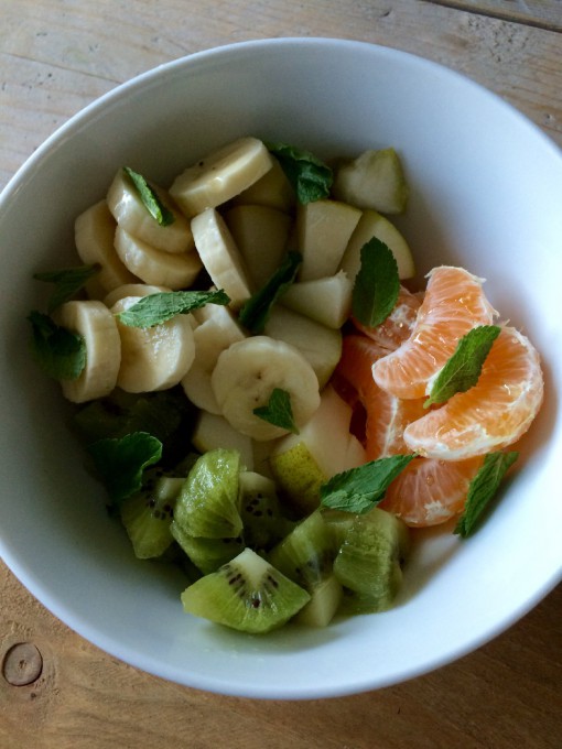 Healthy herfst fruitsalade