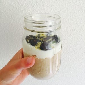 Blueberry cheesecake oats 1