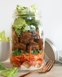 Vega falafel salade