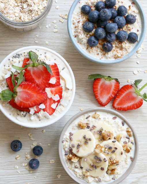 3x overnight oats