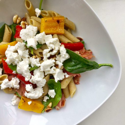 Zomerse pasta salade